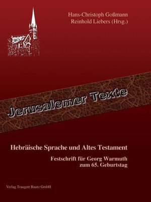cover image of Hebräische Sprache und Altes Testament